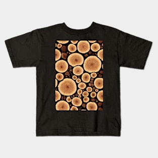 Wood pattern, a perfect gift for any woodworker or nature lover! #54 Kids T-Shirt